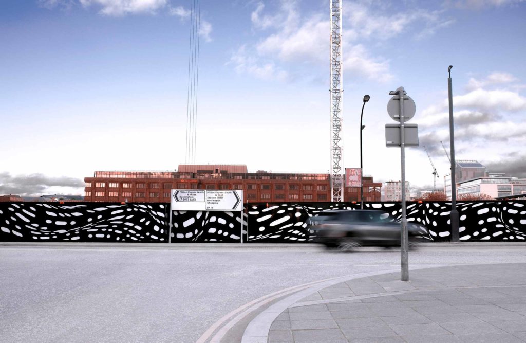 Kyle Wilkinson Studio Santander Hoarding design